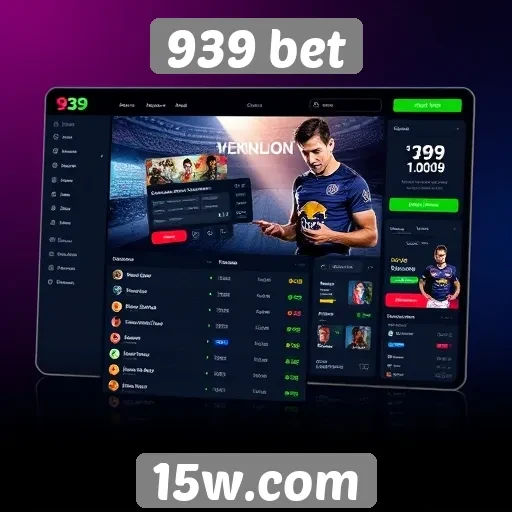 Facilidade de uso da interface da 939 bet