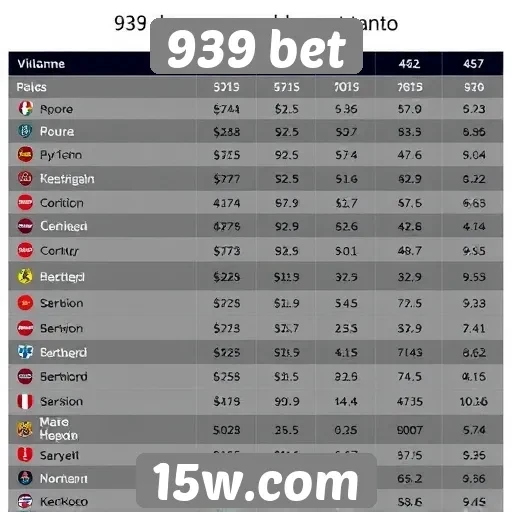 Comparação de odds no 939 bet em relação a outros sites